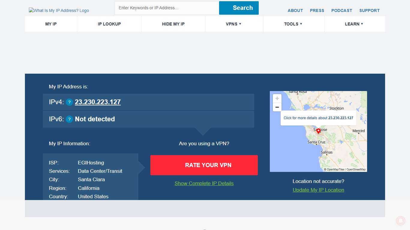 What Is My IP Address - See Your Public Address - IPv4 & IPv6